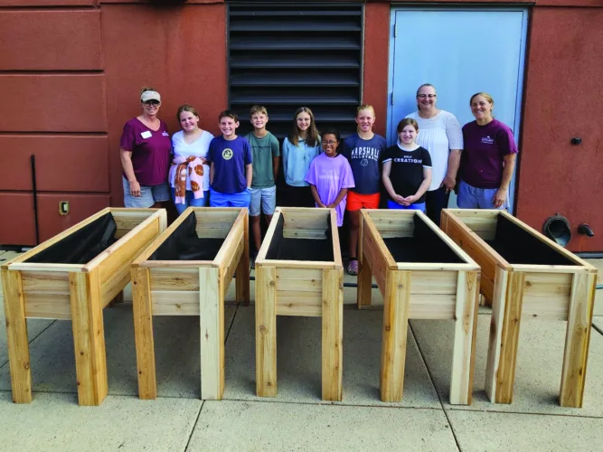 Planter boxes fundraiser